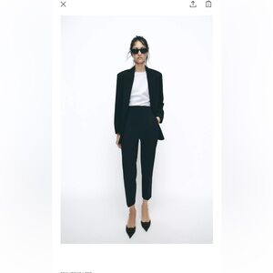 Zara pants with a high waist